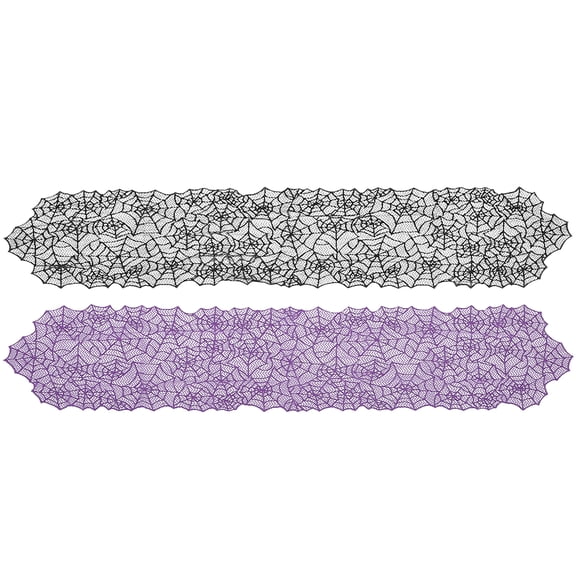 TABLZONE Knitted Lace Table Decorations for Parties, Assorted Colors, 2 Sets, Elegant Party Decor and Home Celebration Accessories