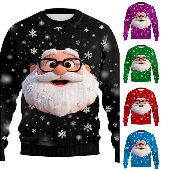 Knitted Ribbed Casual Pullover Sweater Long Sleeve Crewneck Top for Autumn Winter Holiday Comfortable Soft Warm Fashion Outerwear Cute Fashion XXXXL