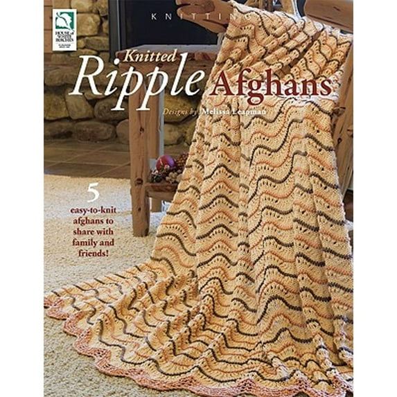 Knitted Ripple Afghans (Paperback) by Melissa Leapman