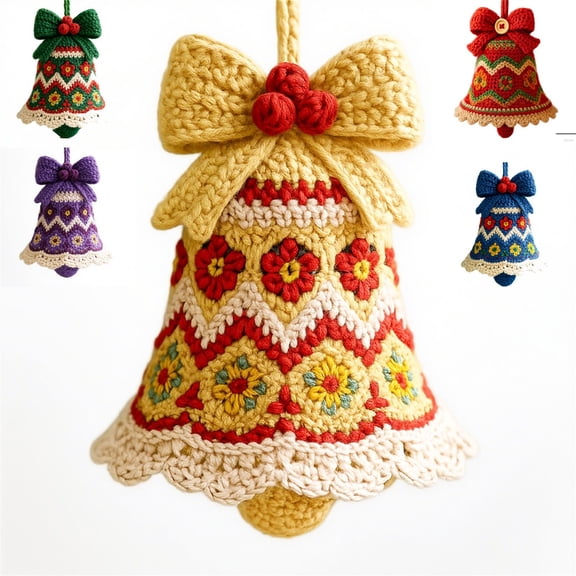 Knitted Santa Claus Ornament Kit Handmade Crochet Christmas Decoration