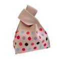 thumbnail image 1 of Knitted Shoulder Wrist Bag Purse Underarm Bag for Beach Party Festivals Gift Beige, 1 of 9