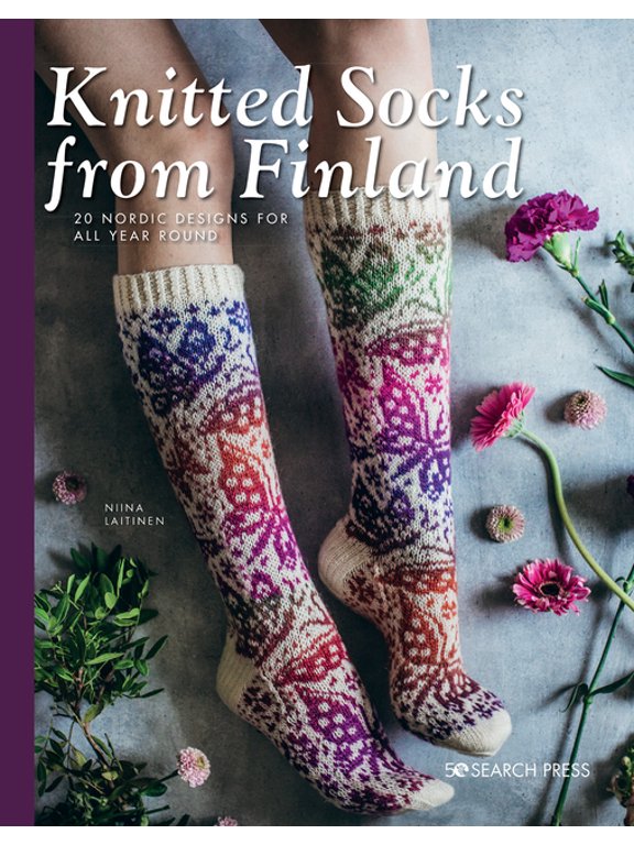 Knitted Socks from Finland: 20 Nordic Designs for All Year Round, (Paperback)
