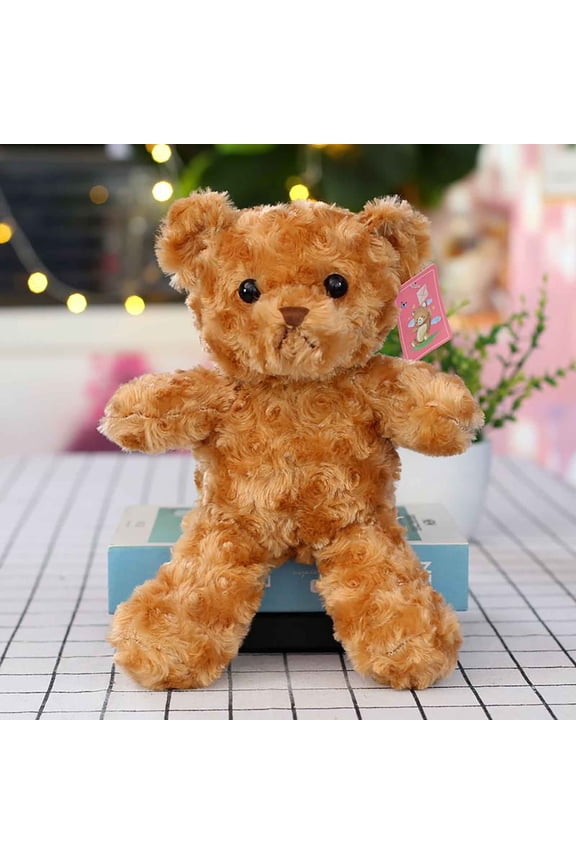 Knitted Sweater Bear Plush Toy, Soft Stuffed Animals Toy Decor, Christmas Gift Stuffed Animal, Winter Themed Plushie for Home Decor and Cuddling