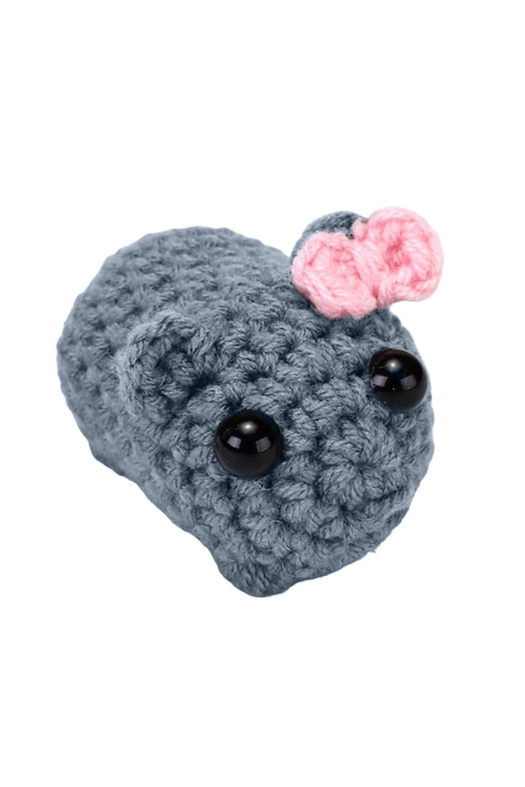 Knitted Toy Keyring Toy Lovely Plush Charm Crochet Keychain Toy for Bags