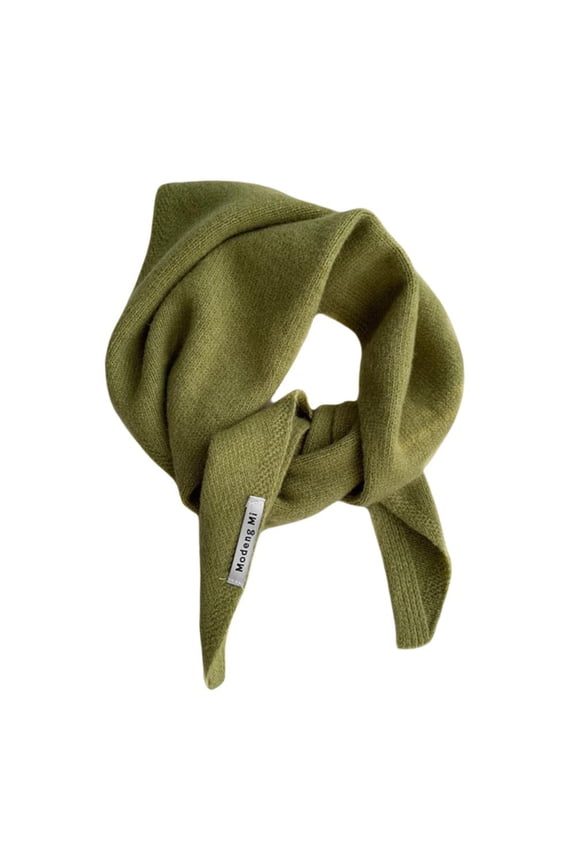 Knitted Triangular Shawl Scarf Outerwear Women's Cape Warm Practical Lot B1