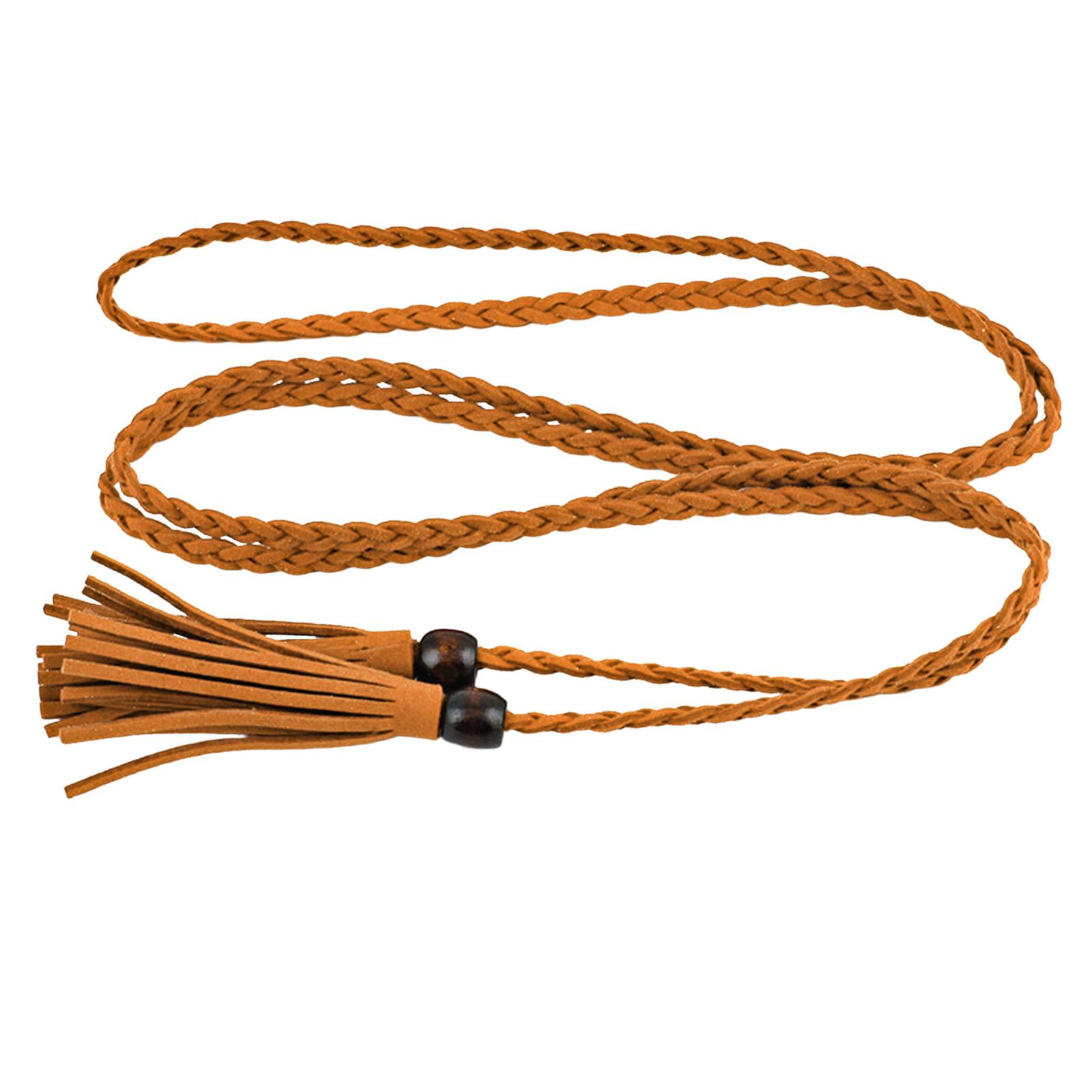 Knitted Waist Belt Waistband Vintage Style Narrow Waist Rope ...