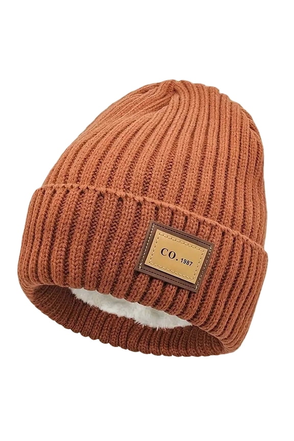 Knitted Winter Hat For Men And Women With Lined Ears And Thickened Wool Material For Outdoor Activities