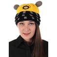 thumbnail image 1 of Doctor Who Dalek Extraterrestrial Cyborg Yellow and Black Beanie, 1 of 6