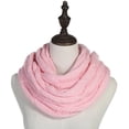 thumbnail image 1 of Knitted Wool Neck Warmer, Cross-Wrap Design Scarf for Men & Women,140*35cm,pink, 1 of 25
