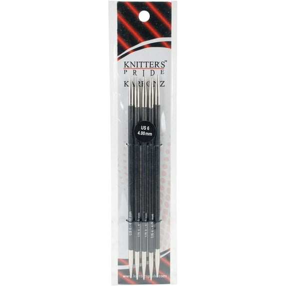 Knitter's Pride 6/4mm Karbonz Double Pointed Needles, 6"