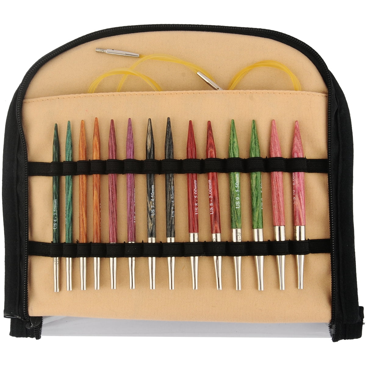  KNITPRO Symfonie Wood Interchangeable Needle Deluxe Set : Arts,  Crafts & Sewing