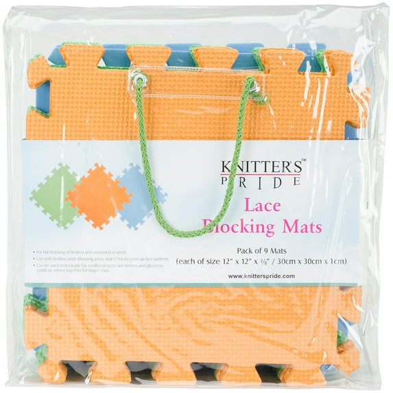 Knitter's Pride Lace Blocking Mats 9/Pkg-
