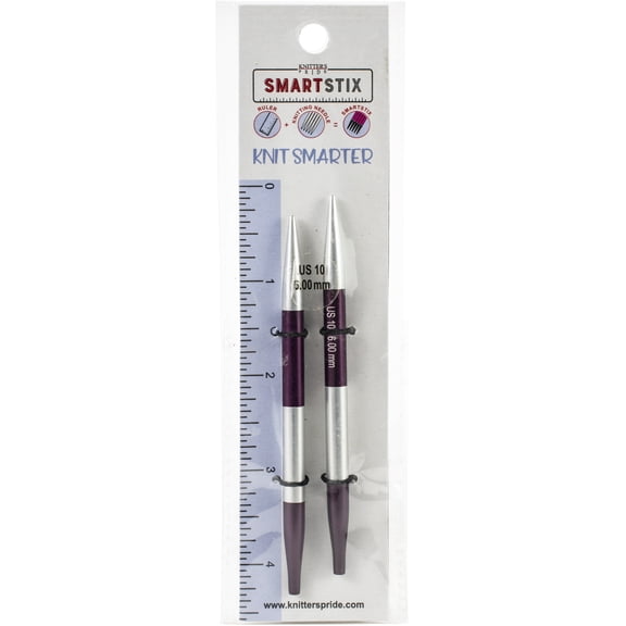 Knitter's Pride-Smartstix Interchangeable Needles-Size 10/6Mm