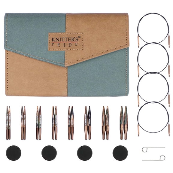 Knitters Pride Terra Mini Interchangeable Needle Set 2"" (5cm)  8 US Sizes (2.5 to 10)