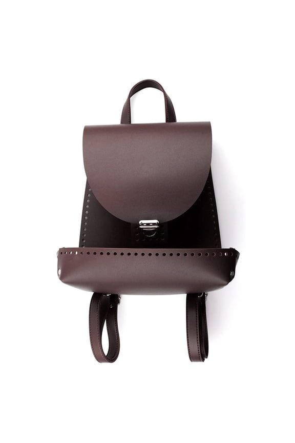 Knitting Backpack Quality PU Leather Bag Bottoms Back Craft Tool With Hardware Accessories Adjustable Strap