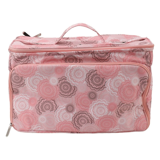 Knitting Bag Pink Oxford Cloth DIY Multifunctional Portable Crochet