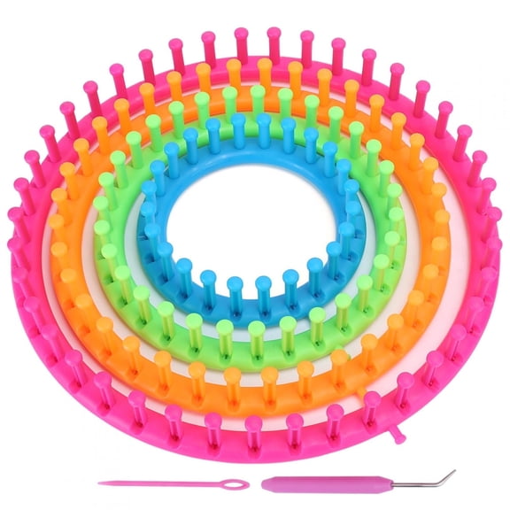 Knitting Circle Knitting Looms,Plastic Round Knitting Looms,For Scarves Socks Hats Shawls