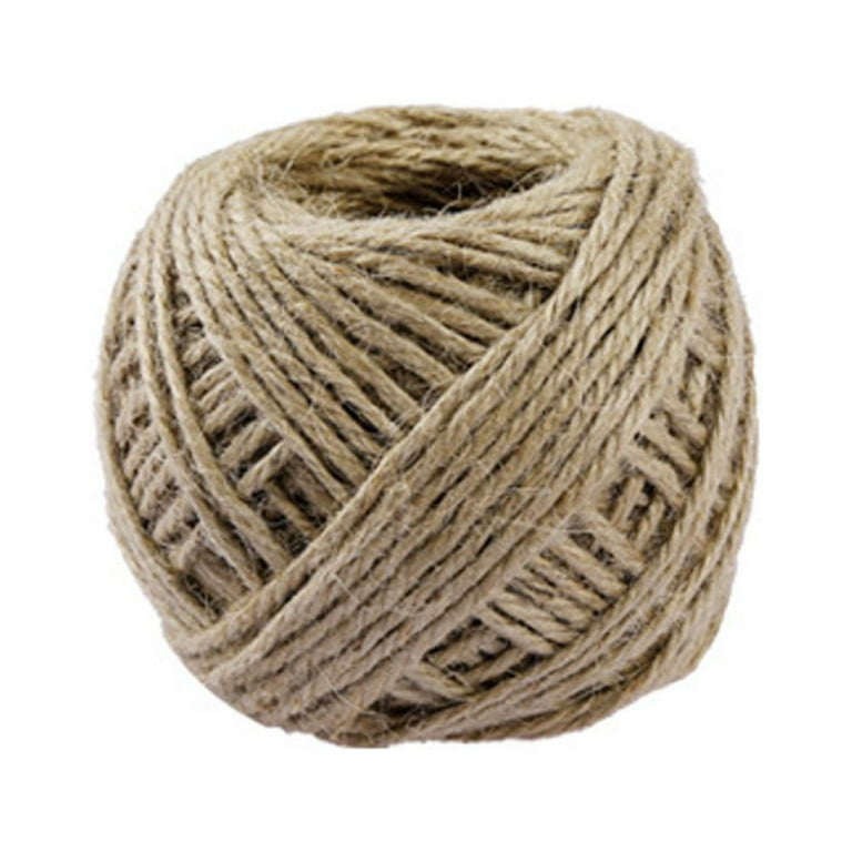 Knitting Kit 40M Natural Brown Jute Hemp Rope Twine String Cord Shank Craft  String DIY Making 