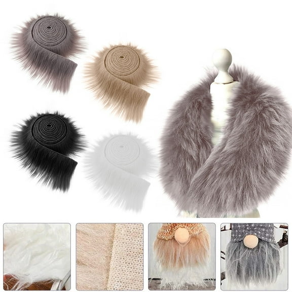 Knitting Kit Faux Ribbon Fabric Fabric Diy Handicrafts Strips Wool Strips Trims Skirts Edges A Fur Strip