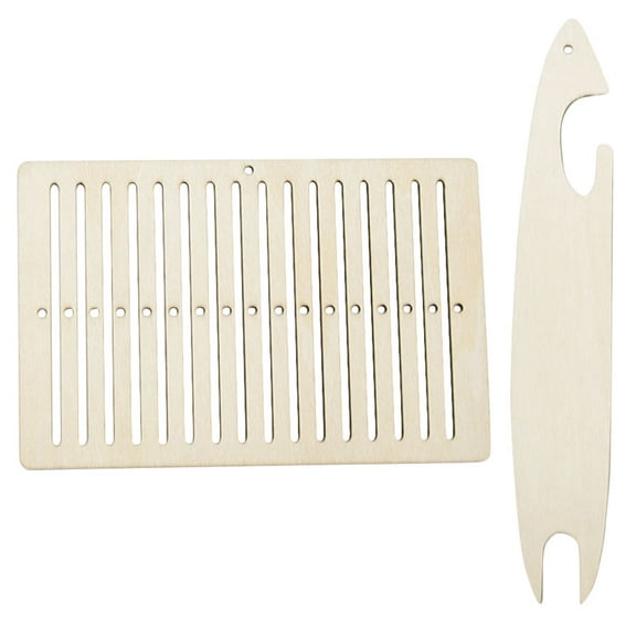 Knitting Kit Crochet Kit Embroidary Machines Small Weaving Loom Small Hand Loom Clothing Mending Tool Weaving Loom Kit