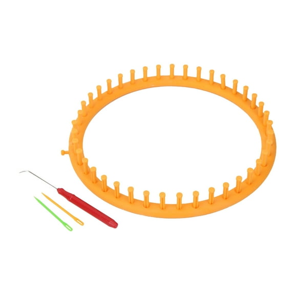 Knitting Loom under $5! Bzdzmqm Round Knitting Loom Set With Tools, DIY Hat Scarf Making Kit, Pompom Maker Knitting Supplies, Beginner Crochet Weaving Tool