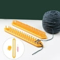 thumbnail image 1 of Knitting Loom Set DIY Machine Adjustable Peg Crochet Loom Knitter Handmade Craft Weaving Tools for Hat Blanket Sweater Shawl Beginners Style B, 1 of 7