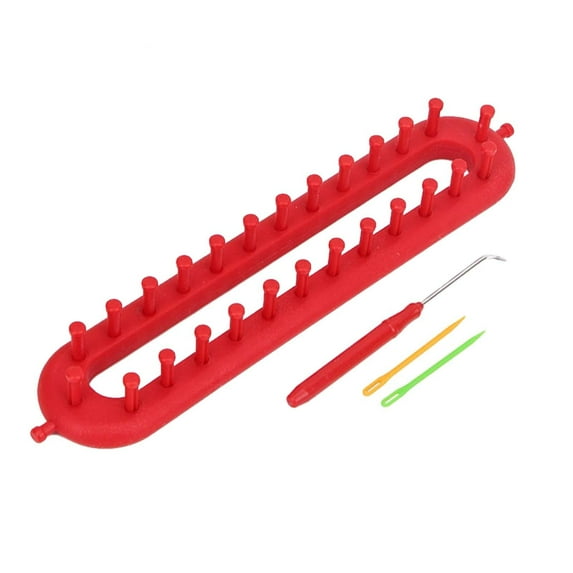 Knitting Loom Set Stitch Knit Practical Multipurpose Durable Weaving Tool Weaving Loom for Hats Scarfs Socks Shawl DIY Craft Length 26cm