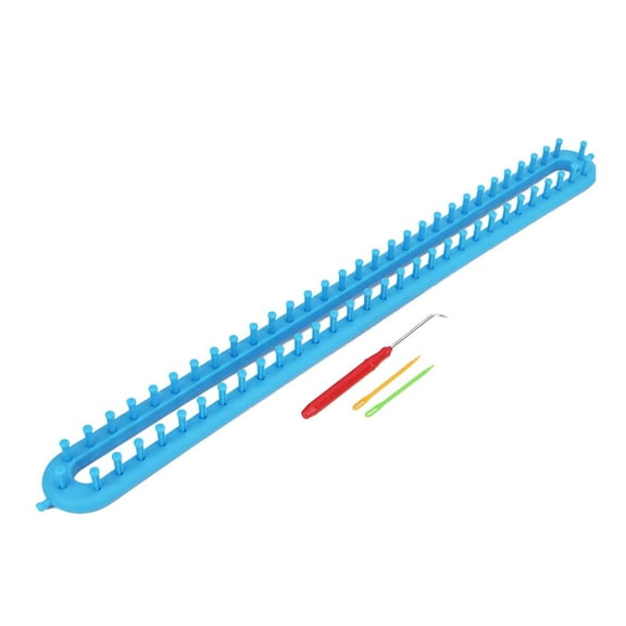 Knitting Loom Set Stitch Knit Practical Multipurpose Durable Weaving Tool Weaving Loom for Hats Scarfs Socks Shawl DIY Craft Length 58cm