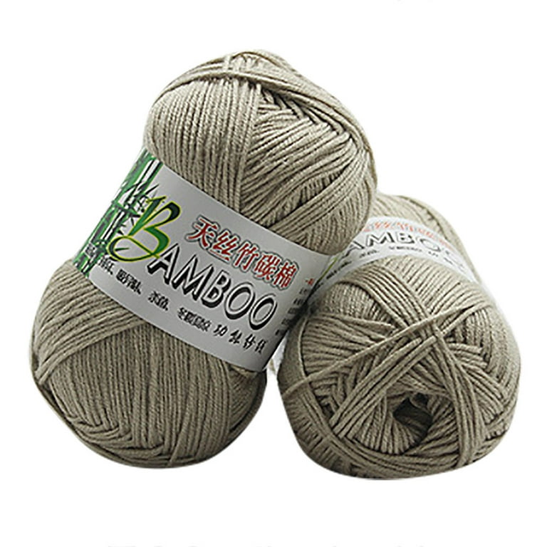 Knitting Looms for Beginners Knitting Bag New 100% Bamboo Cotton Warm Soft Natural Knitting Crochet Knitwear Wool Yarn 50g