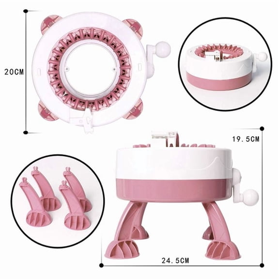 Knitting Machine 22 Needles Smart DIY Knitting Machine DIY Hand Weaving Scarf Sweater Hat Socks Educational Toy