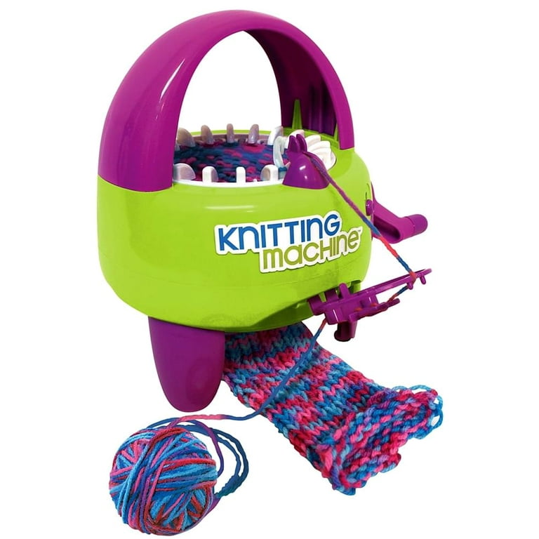 Knitting Machine W/ Yarn By NSI - NEW IN BOX - KID FRIENDLY KNITTING MACHINE