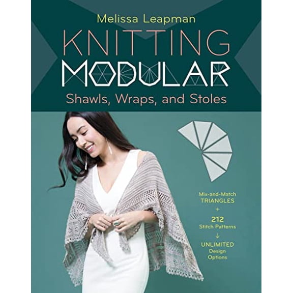 Pre-Owned Knitting Modular Shawls, Wraps, and Stoles: 21 Mix-and-Match Triangle Designs Plus 200 Stitch (Hardcover) by Melissa Leapman