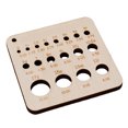 thumbnail image 1 of Knitting Needle Gauge Knitting Tool Knitting Needle Ruler Knitting Gauge Ruler Crochet Accessories, 1 of 8