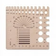 thumbnail image 1 of Knitting Needle Gauge Ruler Crochet Hooks Ruler Yarn & Ruler (Universal Gauge/Ruler C, 1 of 6