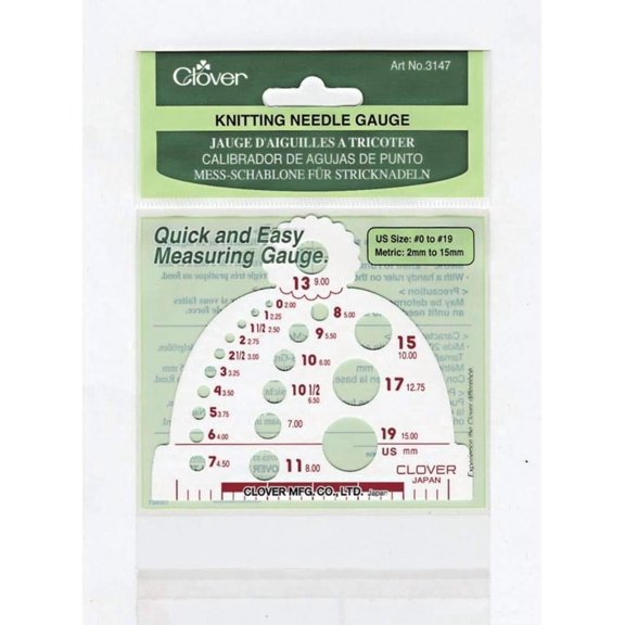 Knitting Needle Gauge