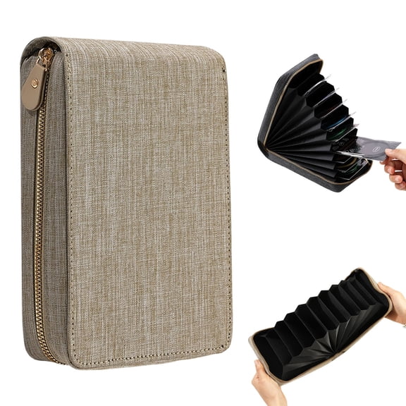 Knitting Needle Storage Bag, Circular Knitting Needle Organizer Case, Multi Layer Zippered Storage Case, Portable Crochet Hook Organizer, Lightweight Travel Knitting Bag, Craft Organizer Bag