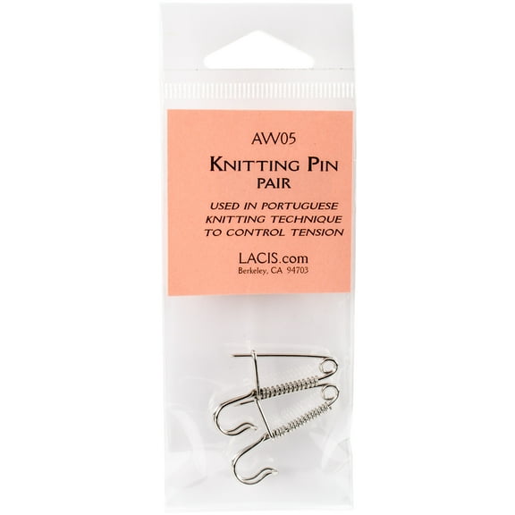 Knitting Pin Pair-Silver