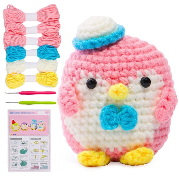 Knitting Potted Animals Crochet Material Pack Wool Weaving Group Crochet Ornament Handmade DIY