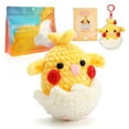 thumbnail image 1 of Knitting Potted Animals Crochet Material Pack Wool Weaving Group Crochet Ornament Handmade DIY, 1 of 10