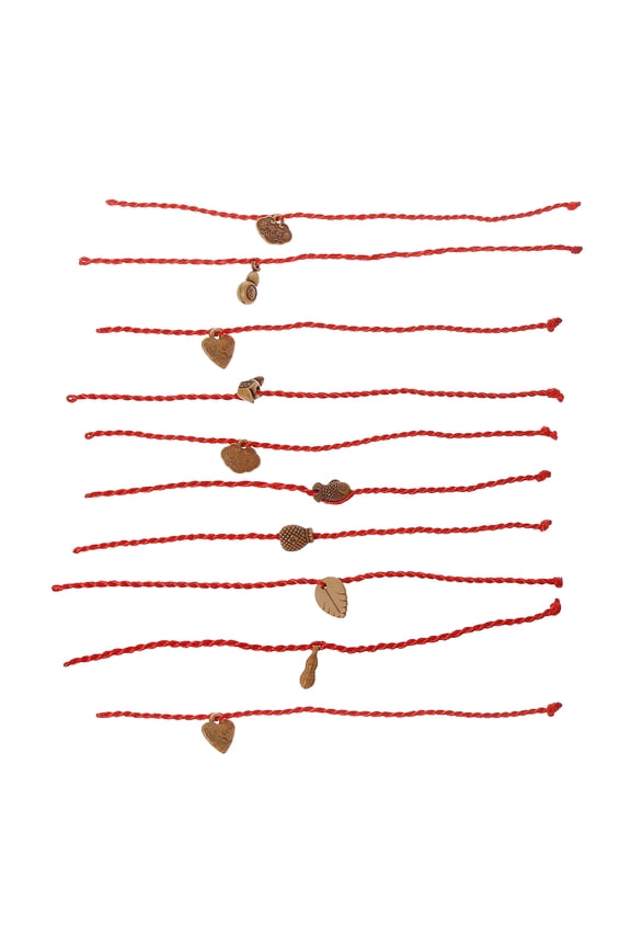 Knitting Red String String Bracelets 10 Pcs Kabbalah Bracelet for Couple Friend