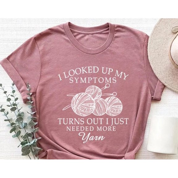 Knitting T Shirt, Knitter Gift Tee, Yarn Lover T-Shirt, Knitter Shirt, Crafters Gift, Cute Knitting Tee, Yarn Lover Tshirt,Crafty Gift TSHIRT All Size S-5XL