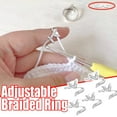 thumbnail image 1 of Knitting Tools Knitting Rings 5Pc,5Pc Knitted Ring,Adjustable Knitting Loop Crochet Loop Knitting Accessories Knitting Ring 5Pc, 1 of 9