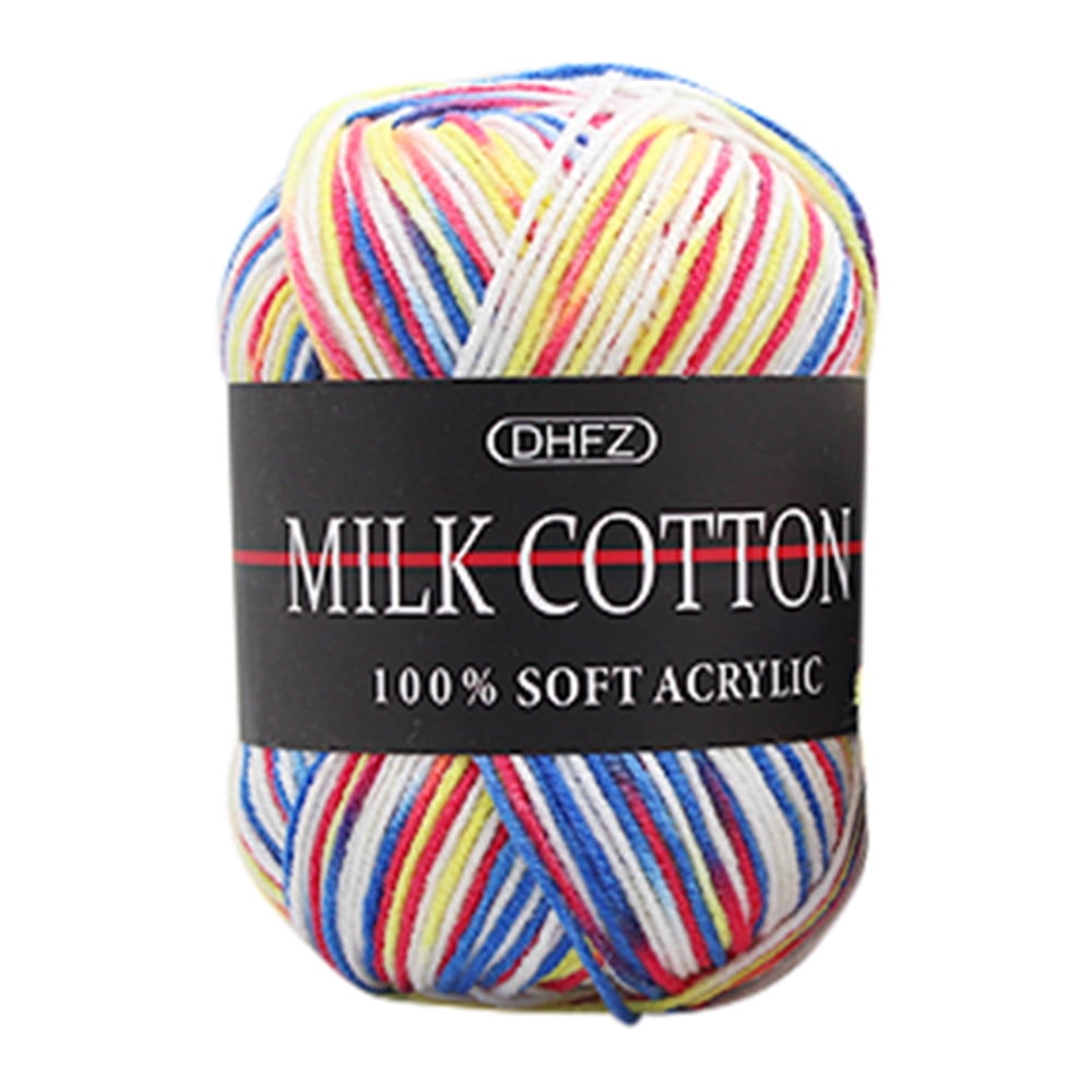 Knitting Yarn Clearance, Crochet Yarn Colorful Hand Knitting 50g