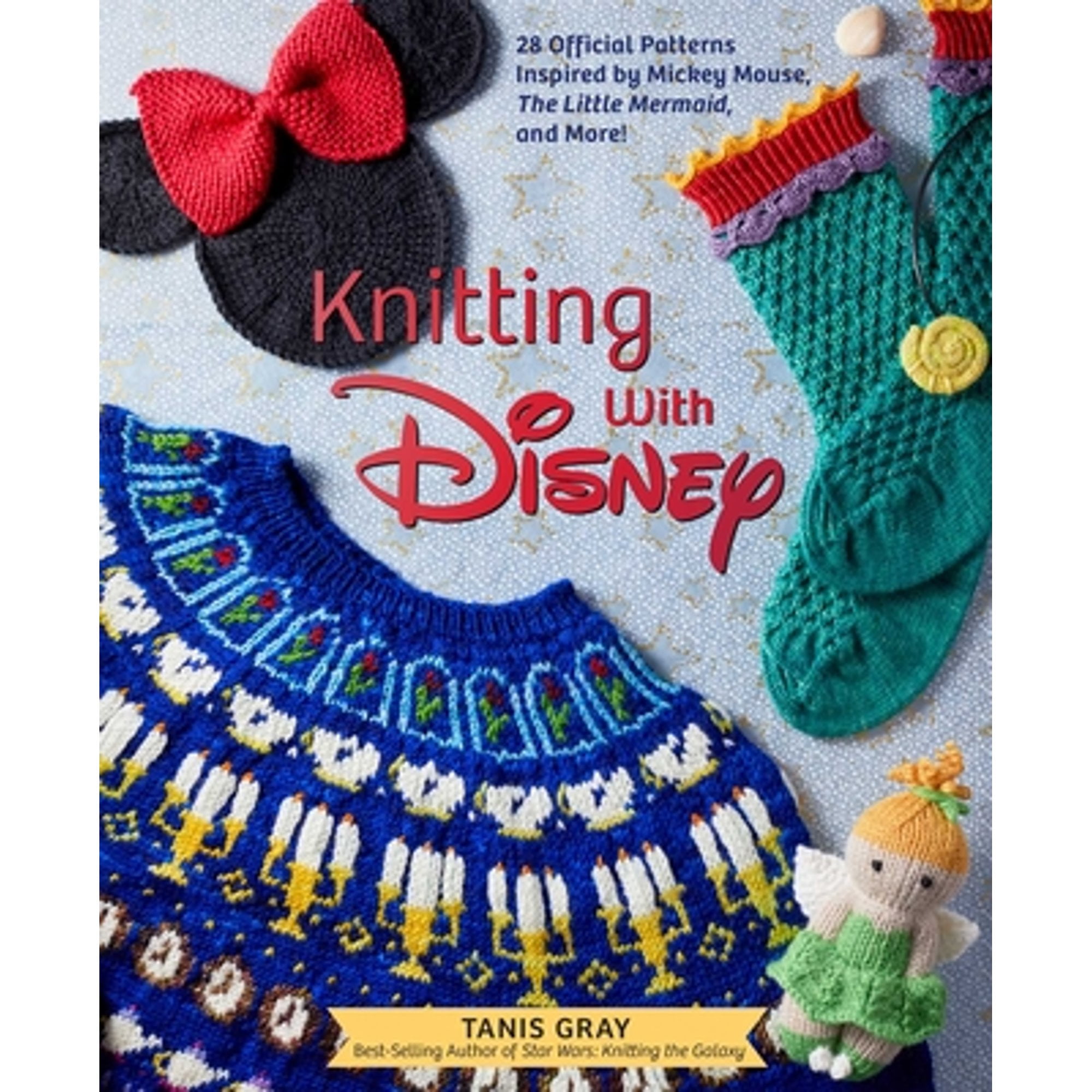 Pre-Owned Knitting with Disney: 28 Official Patterns Inspired by Mickey Mouse, the Little Mermaid, and More! (Disney Craft Books, Knitting Books, Books for Disney Fans) Hardcover