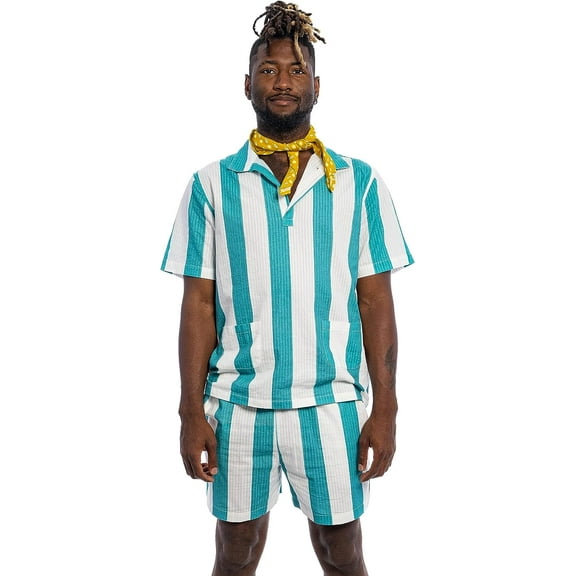 Knives Benoit Bathing Suit with Shorts - Shirt and Neckerchief Halloween Costume Cosplay