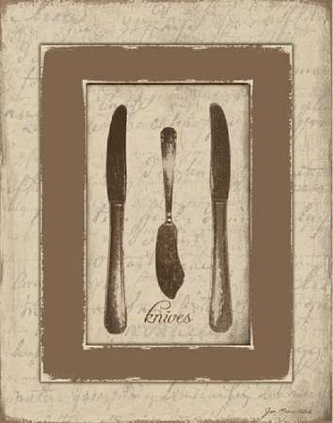 Knives Canvas Art - Jo Moulton (22 x 28)