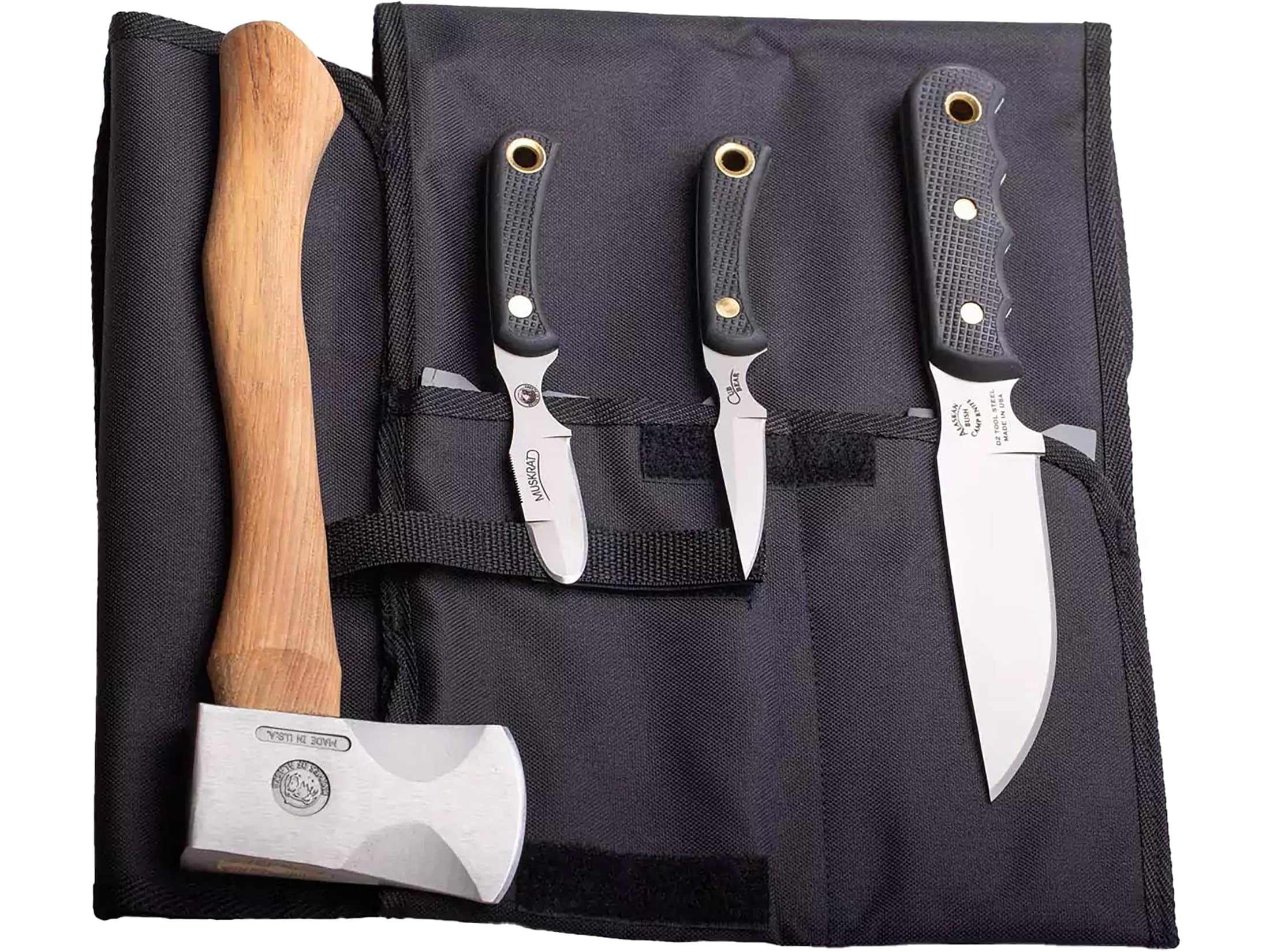 Knives of Alaska Hunter Pro Pack 4 Piece Set with Hatchet