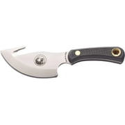 Knives of Alaska Light Hunter Fixed Blade Knife 3.5 Drop Point D2 Bead Blasted Blade SureGrip Handle Black