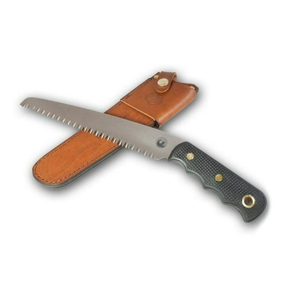 Knives of Alaska Camping Saw 8" SK5 Steel Blade SureGrip Handle Black