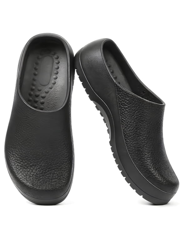 Comfort Garden Shoes for Women Men with Arch Support Lightweight Non-Slip Sole Waterproof Garden Clogs Shoes with Massage Footbed Slip On Slide Sandals for Outdoor Beach